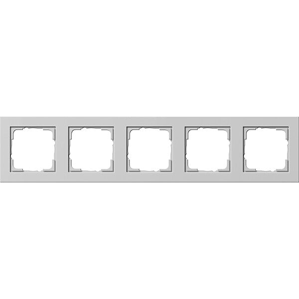 Gira Abdeckrahmen 5-f. grau 021537